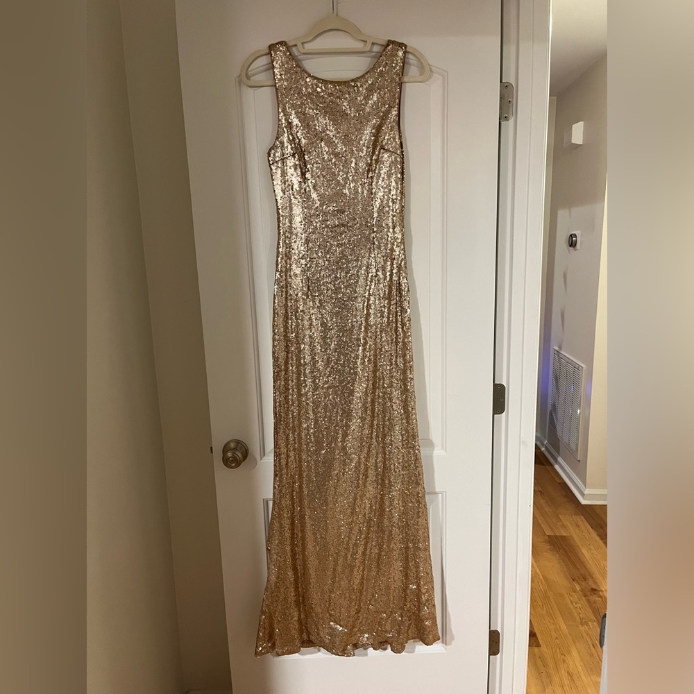 Gold Sequin Gown